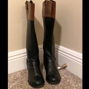 Women’s Solanz Black and Cognac Boot
